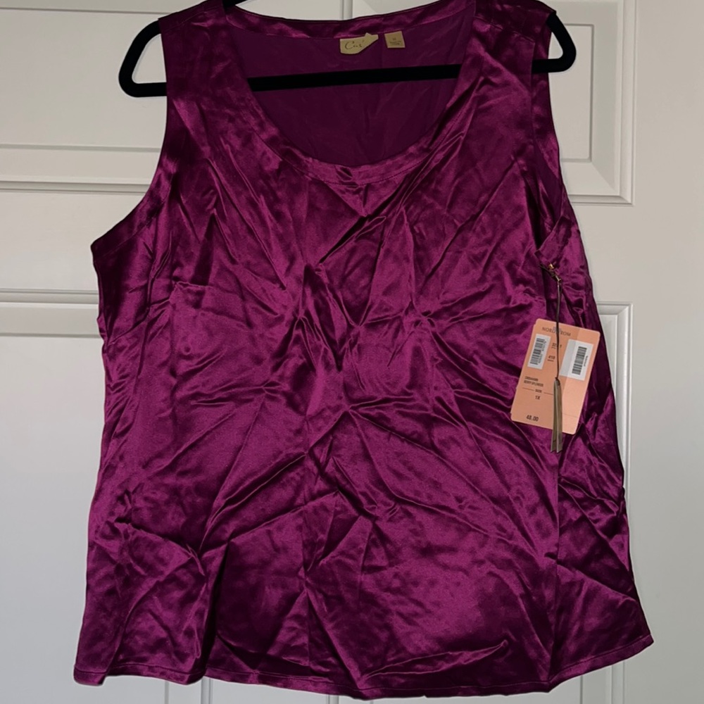 Caslon Silk Tank Top